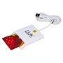 Link Accessori LKCARD02 Intérieur USB 2.0 Blanc lecteur de cartes à puce - Lecteurs de cartes à puce (Intérieur