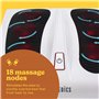 HoMedics Massage des Pieds Électrique chauffant - Appareil massant electrique Shiatsu pour pied - Option chaleur pour relaxation
