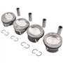 Flynsu 4x Piston de moteur 03C107065CK 03C107065BF Remplacement pour Sk0da V W 1.4 TS1 CAVA CAVB BLG BMY MG avec segments de pis