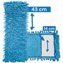 4x Revêtement de Remplacement pour vadrouille pour Plancher en Microfibre Chenille Pour Nettoyage de la Maison couverture de rem