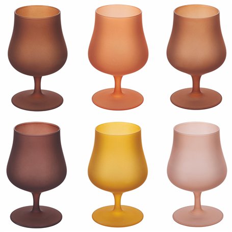 Lot de 6 Verres à Liqueur 260 ML givré en Verre