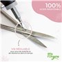 Ciseaux Ongles et Cuticules en Acier Inox – LAC FOR YOU: Ciseaux à Ongles 9 cm pour Manucure et Pédicure – Coupe Précise des Mai