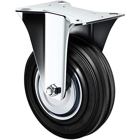 Kippen 1600EX - Roue industrielle avec base fixe. Diamètre 200 mm.