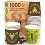 ReadyCUP Lot de 1000 verres en papier pour café