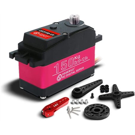 YUNIQUE GREEN-CLEAN-POWER - Servomoteur DS51150 12V 150KG | pour Robotique et Modélisme | Haute Couple 173kg-cm