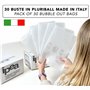 IPEA Enveloppes à Bulles pour Emballage et Expéditions - Sacs À Bulles Pochette – 30 Pièces – Made in Italy – 30 x 20 cm – Pluri