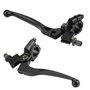Levier d'embrayage de Frein Pliant avec perchoir pour - Dirt Pit Bike kit Levier d'embrayage et Levier de Frein de Moto+Levier E