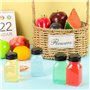 Kiuiom Bouteilles de Jus en Plastique, Mini Bouteille Jus de Fruit, Bouteille de Lait Vide Plastique, 10PCS 120ML Petites Boutei