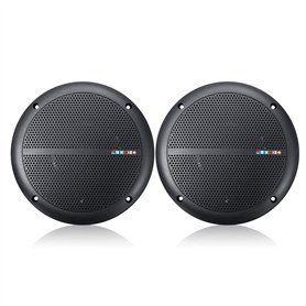 C-FUNN Haut-Parleur Compact Audio Stéréo Imperméable De Paire De 7 Pouces pour Le Bateau Marin De Voiture ATV Utv De Voiture