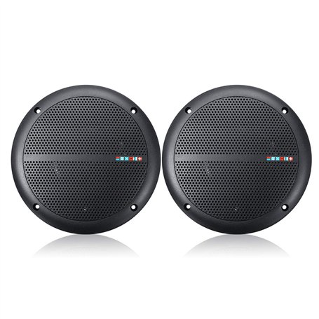 C-FUNN Haut-Parleur Compact Audio Stéréo Imperméable De Paire De 7 Pouces pour Le Bateau Marin De Voiture ATV Utv De Voiture