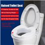 Rehausseur Toilette Adulte,Surélève De 12 Cm,Avec Housse,Convient Aux Personnes Âgées,Aux Femmes Enceintes,Aux Personnes En Réad