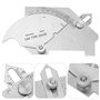 Outil de Mesure de Soudage en Acier, Jauge de Soudure MG-8 Règle d'Inspection de Couture Pont CAM Jauge de Soudage pour Mesure d