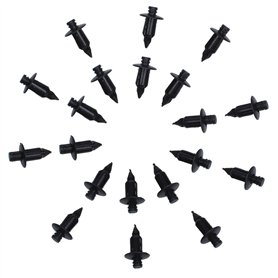 C-FUNN 20Pcs 7Mm Moto Carénage Rivet Garniture Panneau De Fixation Clips en Plastique pour Suzuki Garniture