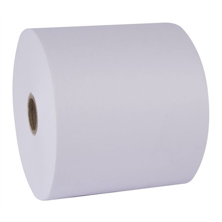 Lot de 10 rouleaux de papier autocopiant.