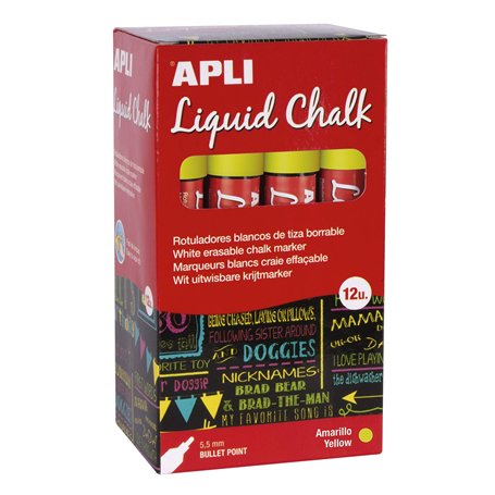 APLI 16901 – Marqueurs à craie effaçable