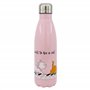 Bouteille en Acier Inoxydable Réutilisable - 7.8E+2 ml - Stor - Disney - Marie - Bouteille d'Eau - Moderne - Rose - Cylindrique 