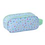 Trousse Fourre-Tout Double Bluey Bleu 21 x 8 x 6 cm