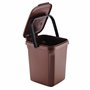 Denox Seau Organique avec Filtre 10 litres, Marron, 235 x 265 x 285 mm
