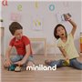 Miniland Jeu de 16 Pinces pour Travailler la motricité des Enfants de 2 à 6 Ans. Fabriqué en matériaux ECO