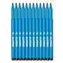 Alpino - Étui de 12 feutres Stand. Bleu clair | Marqueurs lavables pour enfants | Marqueurs brillants | Idéal pour l'école | Poi