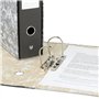 Unipapel Classeur à levier et boîte | Format Folio | Anneaux 65 mm nickelés | Œillet frontal | Coin long | 35 x 29 x 7,5 cm | Ca
