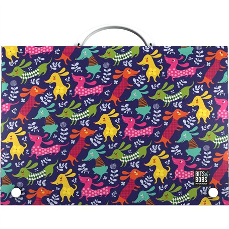 Grafoplás | Mallette scolaire avec poignée et fermeture à broche | Polypropylène | Taille Folio | 24