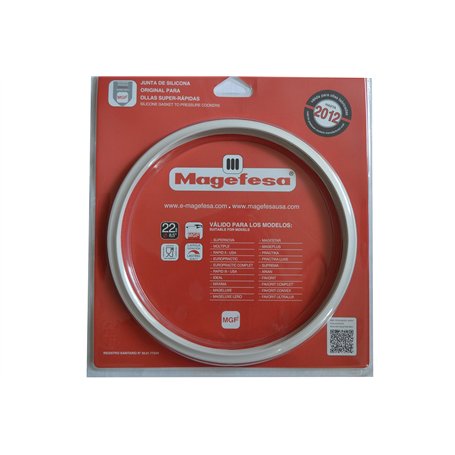 Magefesa – Joint en Silicone de 22 cm Compatible avec Tous les Modèles D’autocuiseurs Fabriqués Jusqu’en 2012