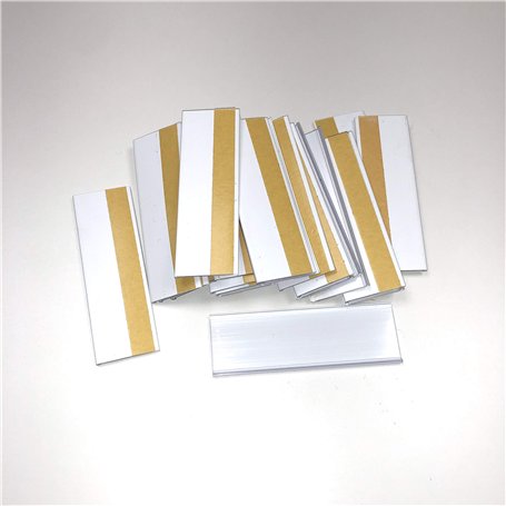 Porte-étiquettes Autocollants Blancs 30 mm x 100 mm