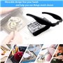 Lunette Loupe Grossissante LED Eclairante Rechargeable, Loupe de Tête de Lecture Travail pour Travaux Minutieux Electronique USB