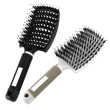 Luckynono brosse magique (2 pcs) -Brosse à cheveux féminine ergonomique