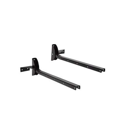 Sauvic 89440 Séchoir à Linge Mural Rabattable Acier Noir 54 cm