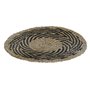 Dessous de plat DKD Home Decor Noir Naturel 38 x 38 x 1 cm