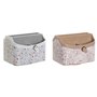 Organiseur DKD Home Decor Bleu Gris Camel Rose clair 2 Unités