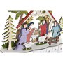 Calendrier de lAvent DKD Home Decor Bois 34 x 8,5 x 36,5 cm (2 Unités)