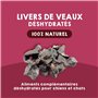 MAIKAI Lot 3 x 100g Foies de Boeuf Séchés - Friandises pour Chiens 100% Naturels - Nourriture Complémentaire Barf - Récompenses 