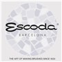 ESCODA Set 3 pinceaux Aquarelle - N.8,10,12 Ronds Pointus Fibre Synthétique Set 1 Alvaro Castagnet Series Prado Brosses Professi