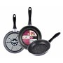 MAGEFESA K2 Gransasso - Lot de 3 poêles 18/20/24 cm
