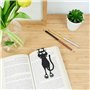 Balvi Marque-Page Curious Cat Couleur Noir en Forme de Chat 12cm Plastique/Nylon