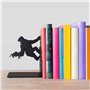Balvi - Kong Serre-Livres décoratifs en métal de Couleur Noire. Design Original