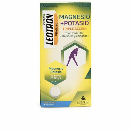 Supplément Alimentaire Leotron Magnésium Potassium (30 Unités)