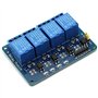 ARCELI Module de relais 4 canaux 5V avec carte d'extension de protection de coupleur optique