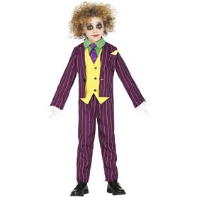 Fiestas Guirca Costume crazy villain Enfant Tueur - T 7-9 ans