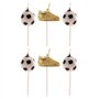 Dekora - Bougies d'Anniversaire Football - Ballon et Botte d'or