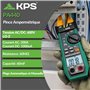 KPS-PA440 Pince Ampèremétrique Professionnelle à Mâchoire Ouverte - Multimètre Numérique pour Mesure de Courant AC 200A, DC 1000