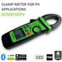 KPS-DCM8700PV Pince Ampèremétrique TRMS pour Applications Solaires Tension jusqu'à 1500VAC/2000VDC Courant AC/DC 1500A et 4000µA