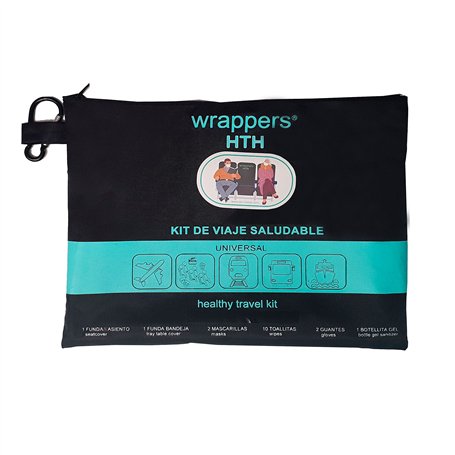 PETIT ALO Trousse de Voyage Sanitaire - Trousse de Voyage Désinfectante - Kit de Voyage Avion - Trousse de Voyage Avion