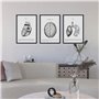Nacnic Ensemble de 3 affiches d'anatomie en noir et blanc avec des images du corps humain. Pack de fiches sur la biologie avec C