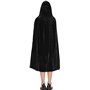 Cape Halloween Cape Noire À Capuche Pour Garçon Ou Fille Pour Costume D'Halloween. Cape De Vampire Garçon Ou Fille. Cape De Sorc