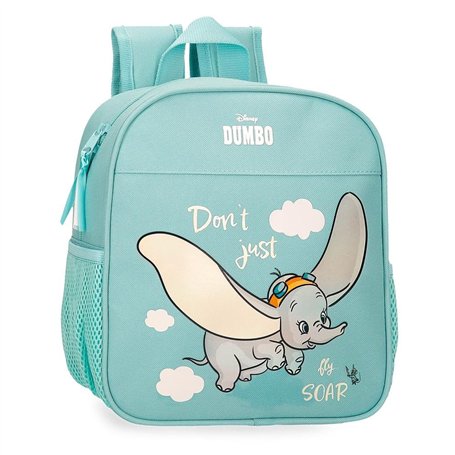 Disney Joumma Dumbo Fly Sac à Dos préscolaire Adaptable à Chariot Bleu 21 x 25 x 10 cm Polyester 5