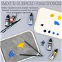 Hartem - Palette Humide pour Peintures à Base d'eau | Comprend 2 Éponges + 50 Feuilles de Papier Semi-Perméable | Idéal pour Les